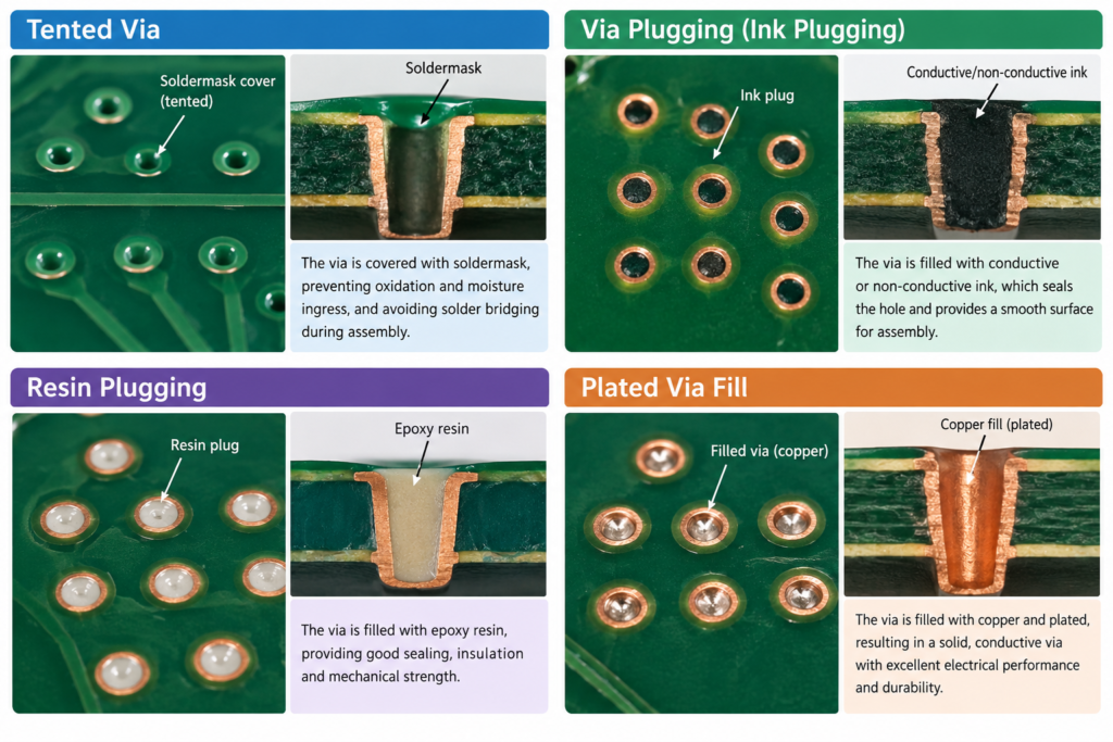 PCB vias